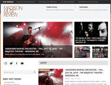 Tablet Screenshot of madisonmusicreview.com